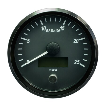 Vdo VDO SingleViu 100mm (4") Tachometer - 2500 RPM A2C3832820030